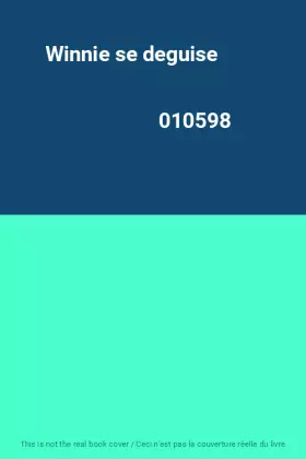 Couverture du produit · Winnie se deguise                                                                             010598