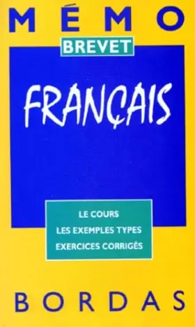 Couverture du produit · MEMO BREV FRANCAIS (Ancienne Edition)