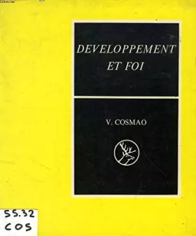 Couverture du produit · DEVELOPPEMENT ET FOI