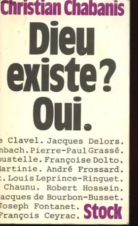 Couverture du produit · Dieu existe? Oui.