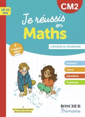 Couverture du produit · Je réussis en maths CM2 N.E. 2025