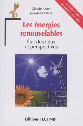 Couverture du produit · Les Energies Renouvelables