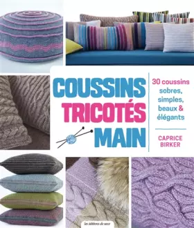 Couverture du produit · COUSSINS TRICOTES MAIN