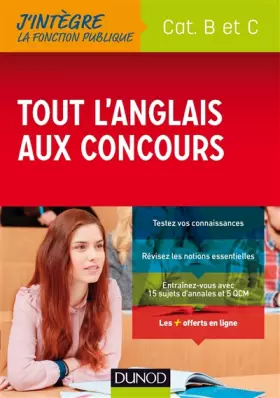 Couverture du produit · Tout l'anglais aux concours de la fonction publique - Cat. B et C: Cat. B et C