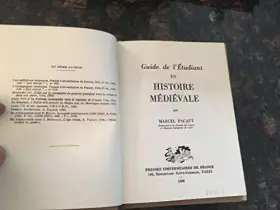 Couverture du produit · Guide de l'étudiant en histoire médiévale