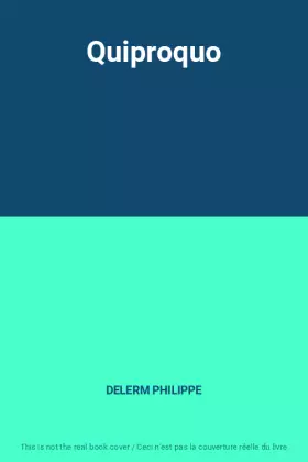 Couverture du produit · Quiproquo