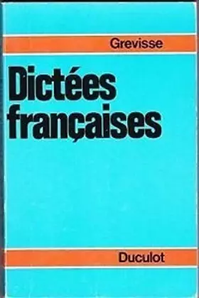 Couverture du produit · Dictées Françaises