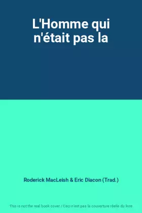 Couverture du produit · L'Homme qui n'était pas la