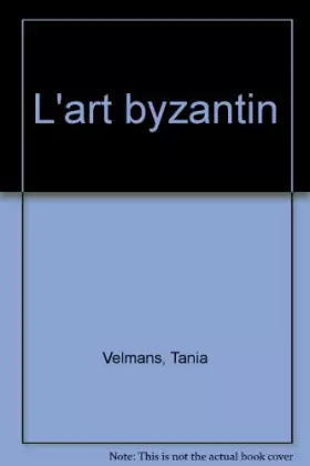 Couverture du produit · L'Art byzantin