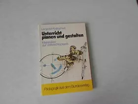 Couverture du produit · Unterricht planen und gestalten: Materialien zur Unterrichtspraxis