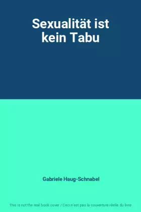 Couverture du produit · Sexualität ist kein Tabu