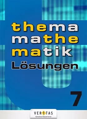 Couverture du produit · Thema Mathematik 7. Lösungen
