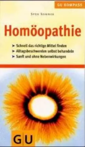 Couverture du produit · Homöopathie - Aus der Serie: GU Kompaß
