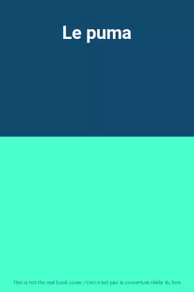 Couverture du produit · Le puma