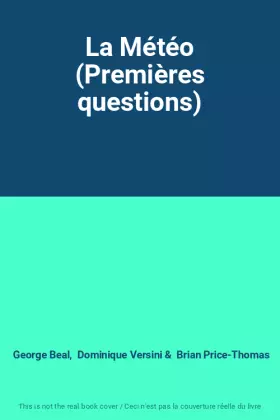 Couverture du produit · La Météo (Premières questions)