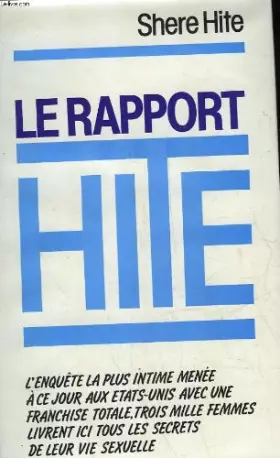 Couverture du produit · Le rapport Hite