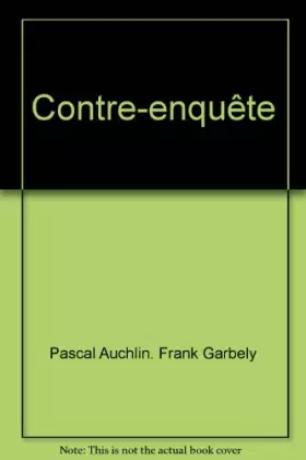 Couverture du produit · Contre-enquête