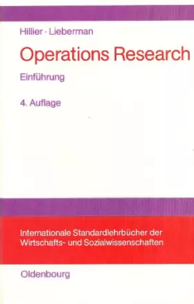 Couverture du produit · Operations Research: Einführung