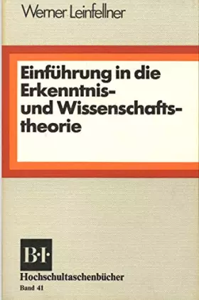 Couverture du produit · Einführung in die Erkenntnis- und Wissenschaftstheorie (BI - Hochschultaschenbücher)