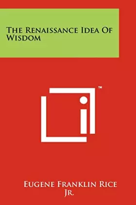 Couverture du produit · The Renaissance Idea Of Wisdom