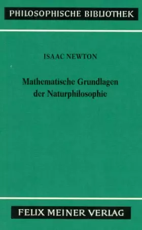Couverture du produit · Mathematische Grundlagen der Naturphilosophie