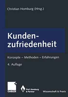 Couverture du produit · Kundenzufriedenheit. Konzepte - Methoden - Erfahrungen