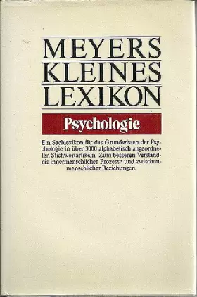 Couverture du produit · Psychologie: Ein Sachlexikon (Meyers kleines Lexikon)