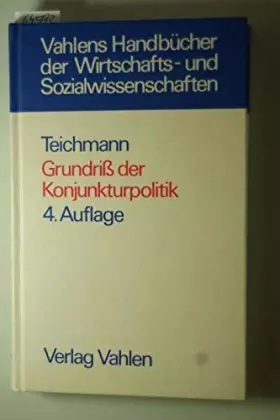 Couverture du produit · Grundriss der Konjunkturpolitik