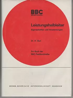 Couverture du produit · Leistungshalbleiter - Eigenschaften und Anwendungen
