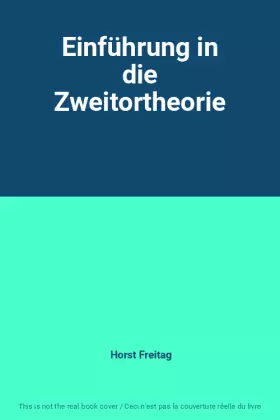 Couverture du produit · Einführung in die Zweitortheorie