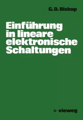 Couverture du produit · Einführung in lineare elektronische Schaltungen