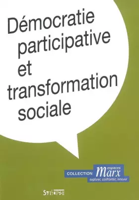 Couverture du produit · democratie participative et transformation sociale