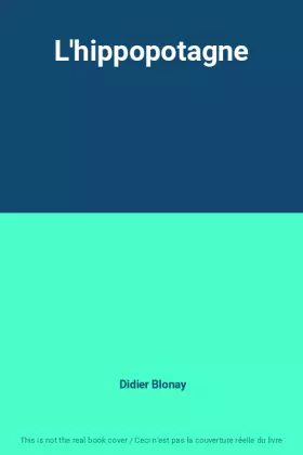 Couverture du produit · L'hippopotagne
