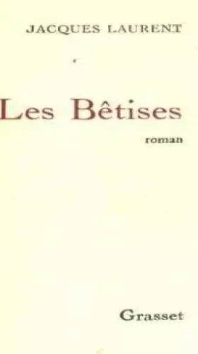 Couverture du produit · Les betises