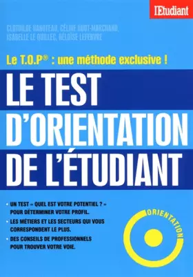 Couverture du produit · LE TEST D'ORIENTATION DE L'ETUDIANT