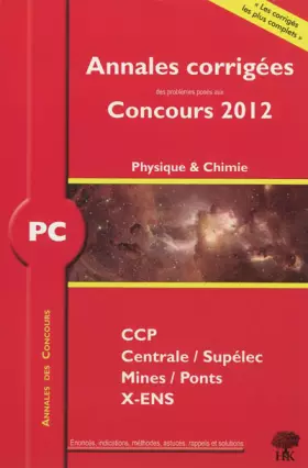 Couverture du produit · Physique et chimie PC