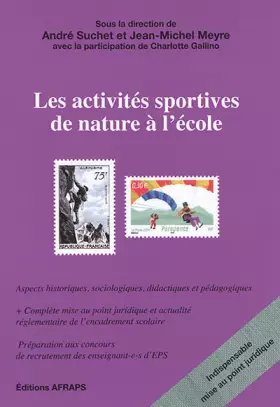Couverture du produit · Les activités sportives de nature à l'école