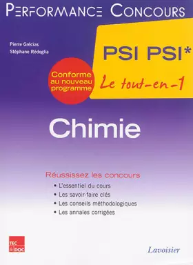 Couverture du produit · Chimie  PSI PSI* le tout-en-1