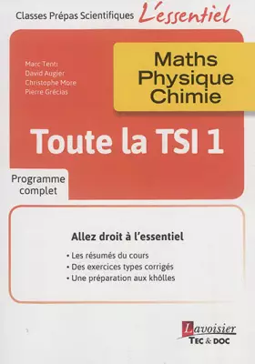 Couverture du produit · Toute la TSI 1: Maths - Physique - Chimie