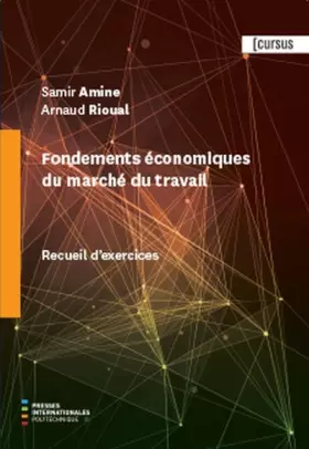 Couverture du produit · Fondements économiques du marché du travail: Recueil d'exercices