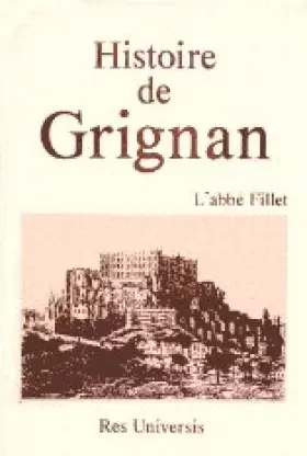Couverture du produit · Histoire de Grignan