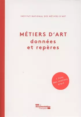 Couverture du produit · Métiers d'art - Données et repères
