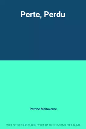 Couverture du produit · Perte, Perdu