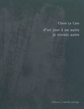 Couverture du produit · D'un Jour a un Autre Je Vivrais Autre