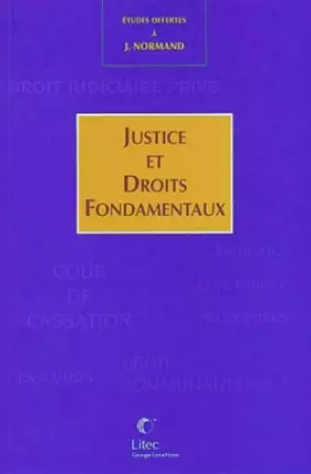 Couverture du produit · Justice Et Droits Fondamentaux