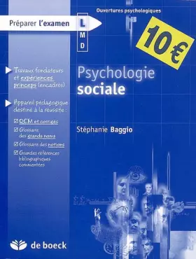 Couverture du produit · Psychologie sociale