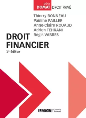Couverture du produit · Droit financier (2019)