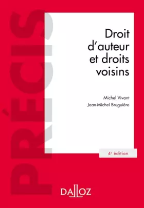 Couverture du produit · Droit d'auteur et droits voisins. 4e éd.