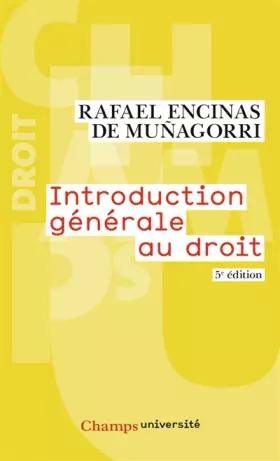 Couverture du produit · Introduction générale au droit