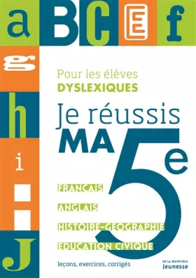 Couverture du produit · Je réussis ma 5e
